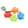 Teddies Formičky Bábovky na piesok 4ks plast 10cm