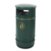 Outdoorový zberač odpadkov ,objem 90 l, v x Ø 990 x 485 mm