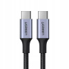 Kábel Ugreen USB typ C - USB typ C 3 m čierny