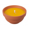 Sviečka proti hmyzu CITRONELLA žardinka FLOWER 300g d13x6cm