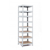 Policový regál Trestles RH 2200x600x300, nosnosť 2000 kg, 8 políc Farba: sivá