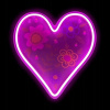 2Kids Toys LED NEON LIGHT lampička Srdce