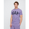 GAP Tričko s logom Everyday Soft Fialová L Fialová Fialová