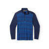 SMARTWOOL Pánske tričko CLASSIC THERMAL MERINO BL 1/4 Zip deep navy color shift - modrá Veľkosť: M