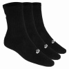 ASICS CREW SOCK BLACK 3 pack Veľkosť: S