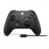 XBOX Bezdrôtový Gamepad, Black + Wireless adpt.