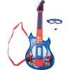 Lexibook Spider-Man Elektronická svietiaca gitara s mikrofónom v tvare okuliarov 3380743087429