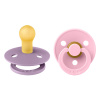 BIBS Colour cumlíky z prírodného kaučuku 2ks - veľkosť 1 - Lavender / Baby Pink