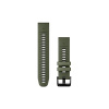 Garmin Silikonový remienok QuickFit 22 - Moss/Graphite