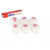 Teddies Loptičky na stolný tenis 6ks SHIELD 4cm bezšvové biele v krabičke 24x4cm