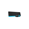 A4tech FG1010 FSTYLER set bezdr. klávesnice + myši, voděodolné provedení, modrá barva FG1010_B