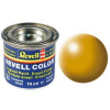 REVELL 310 Hodvábna žltá syntetická polomatná modelárska farba (RAL1028), 14ml (REVELL 32310 YELLOW SILK 14ml 0,47fl oz EMAIL COLOR)