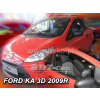 Plexi, ofuky Ford Ka 3D 2009 =>, přední