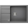 SCHOCK Manhattan D-100LS Cristalite drez s odkvapávacou plochou, obojstranný, s excentrom, spodná montáž, 780 x 500 mm, Croma, MAND100LSUGCR