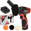 Akumulátorová leštička Yato 12V 80 mm 8300 ot./min s bočnou rukoväťou