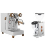 Lelit MaraX3 PL62X3, white + Rocket Espresso FAUSTINO 3.1, copper