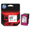 Tusz HP 651 C2P11AE trojfarebný