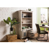 Bighome - IRON Policový regál mango 100x45x175 bielený lakovaný
