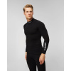 Pánske čierne Tričko S Dlhým Rukávom A Polovičným Rolákom X-bionic Energy Accumulator 4.0 Turtle Neck Lg Sl