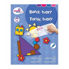 Ditipo Stierateľný zošit Farby tvary 4-6 rokov 16 strán 215 x 275 mm