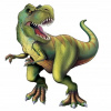 CUKROVÁ TLAČ jedlý obrázok na tortu Cukrová hmota DINOZAUR T-REX DINO 23 + MENO