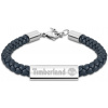 Timberland pánsky náramok kožený modrý TDAGB0001806