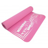 Podložka LIFEFIT YOGA MAT TPE, 183x61x0,4cm, ružová