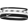 Nike Elastic Mix Headband 3 Pack Black/White One Size