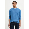 Calvin Klein sveter pánsky bavlnený LV040BM343 modrá L