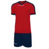 Futbalový set dres + šortky Givova Kit Revolution, červená / tmavo modrá Veľkosť: M