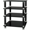 Hi-Fi stolek / Norstone:Stäbbl Hifi Black Satin