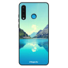Lesklé pouzdro iSaprio pro Huawei P30 Lite - Lake 01 (Lesklé pouzdro, kryt, obal iSaprio Exclusive na mobil Huawei P30 Lite s motivem Lake 01 - elegantní skleněný vzhled, skvělá ochrana mobilu a luxus