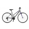 BICYKEL AUTHOR THEMA 2023 matná strieborná/ fialová Veľkosť: 19