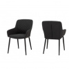 Doppler PARIS LIKA-TEX® antracit - luxusné záhradné kreslo - Robalený tovar (N524)
