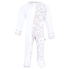 Little Angel Overal tenký Tlač DR Outlast®UV faktor 50+, biela kvietka veľ. 68