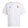 adidas Real Madrid Originals LFSTLR T-Shirt 25/26 Mens White 2XL