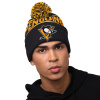Starter Pánska Zimná Čiapka Pittsburgh Penguins Blizzard Pom Beanie