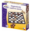 Magnetické cestovní šachy dřevo společenská hra