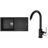 Set Sinks G198N6 (dřez Amanda 990 NANO Nanoblack N6 + baterie Mix 35 Nanoblack N6)