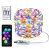 Interlook ASF-RGB-5M | LED pásik WS2812B RGBIC 5m | Neón, svetelná reťaz | IR diaľkové ovládanie, Bluetooth, IP65, USB