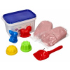 Adam Toys Kinetický piesok - púdrový - 2kg + mix formičiek zadarmo