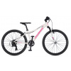BICYKEL AUTHOR A-MATRIX 24 - biela / strieborná / ružová -2026
