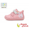 D. D. Step barefoot 070-61837A Baby Pink, Veľkosť obuvi 22+DD Step Barefoot obuv dievčenské kožené topánky D.D. Step Baby Pink Labuť 070-61837A, Veľkosť obuvi 22