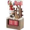 Villeroy & Boch Winter Collage Accessoires adventný kalendár dievčatko pri schránke 22,5 cm 35-9391-0067