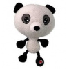Hračka DOG FANTASY Big head panda plyšová pískací 30 cm
