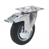 Koliesko otočné s brzdou 85/80 mm/50 kg (521F)