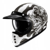 MOTOCYKLOVÁ PRILBA HJC V60 FLAME ČIERNA/BIELA XL