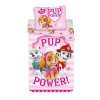 JERRY FABRICS Obliečky do postieľky Labková Patrola Pup Power pink Bavlna, 100/135, 40/60 cm