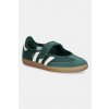 Detské kožené balerínky adidas Originals Samba Jane W zelená farba, JR7340 EUR 37 1/3