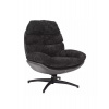 Signal Meble Otočné kreslo Giselle – čierne